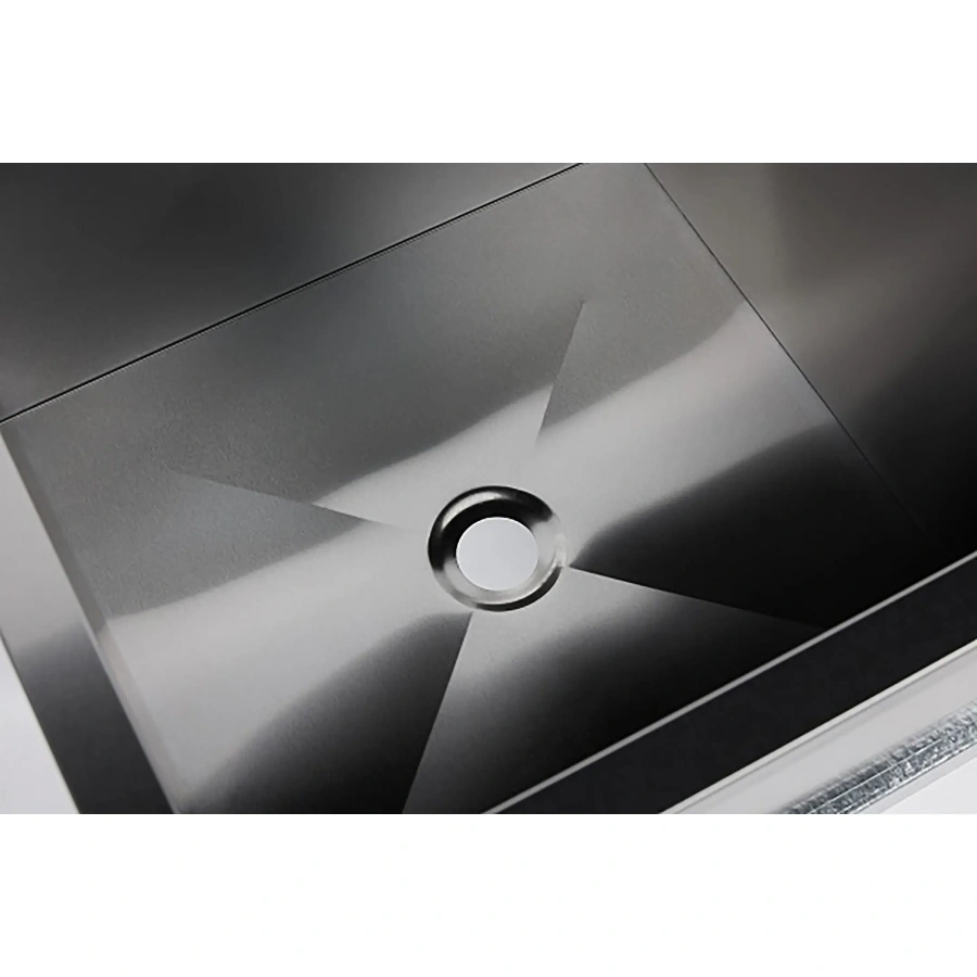 Ванна моечная двухсекционная с бортом ВМС-2/7-Б-ЭЦ